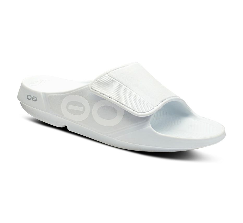 Oofos Men's Ooahh Sport Flex - Slide White ( CLAXW-0569 )